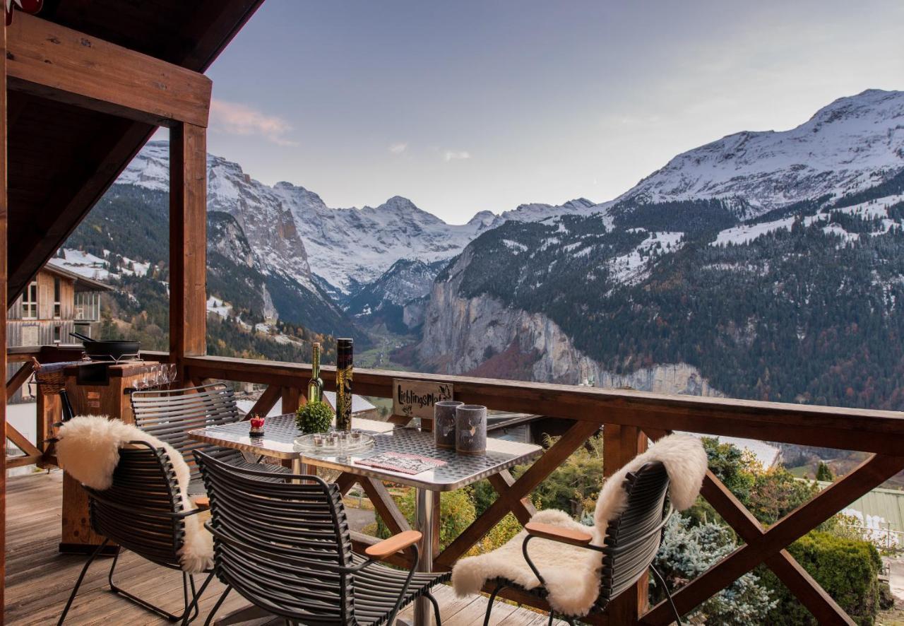Chalet Rose Penthouse Венген Экстерьер фото