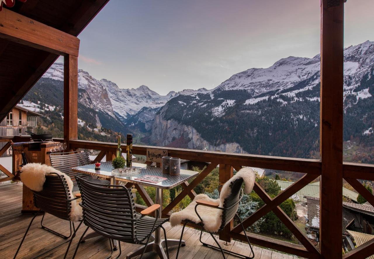 Chalet Rose Penthouse Венген Экстерьер фото