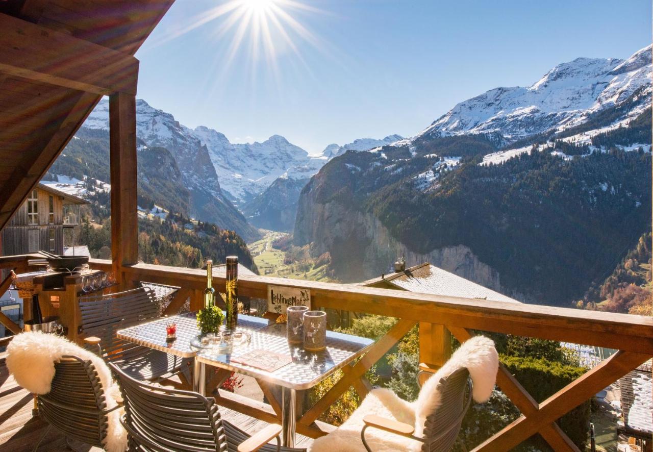 Chalet Rose Penthouse Венген Экстерьер фото