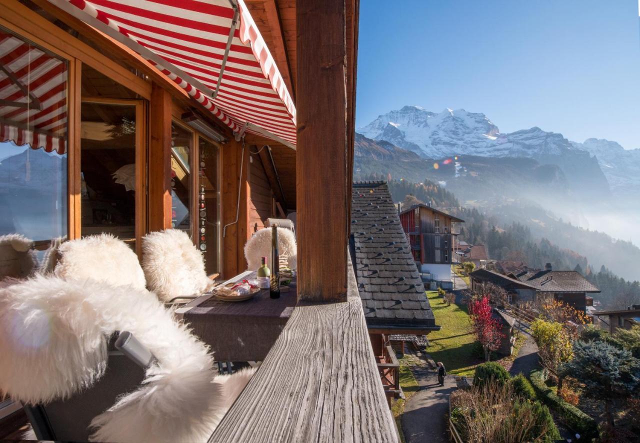 Chalet Rose Penthouse Венген Экстерьер фото