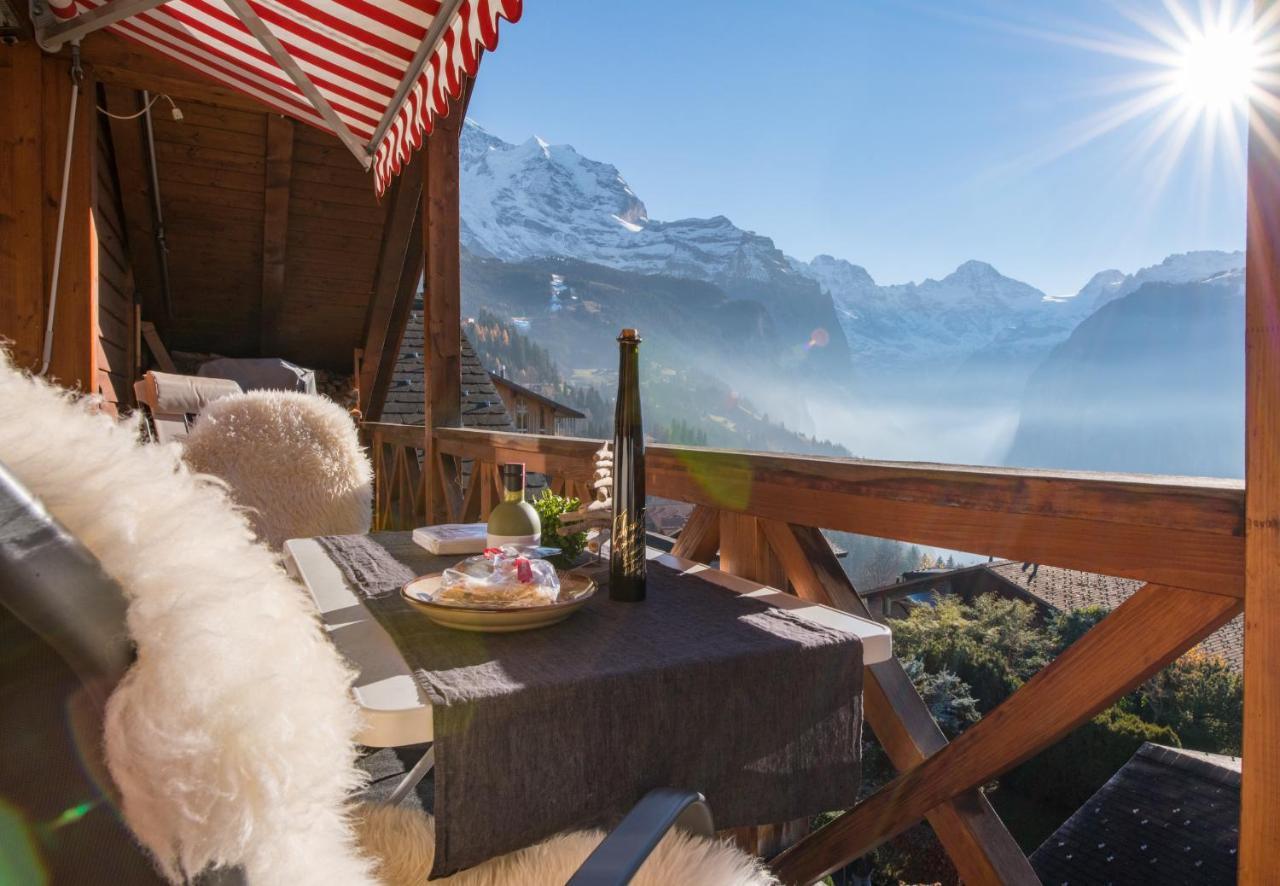 Chalet Rose Penthouse Венген Экстерьер фото