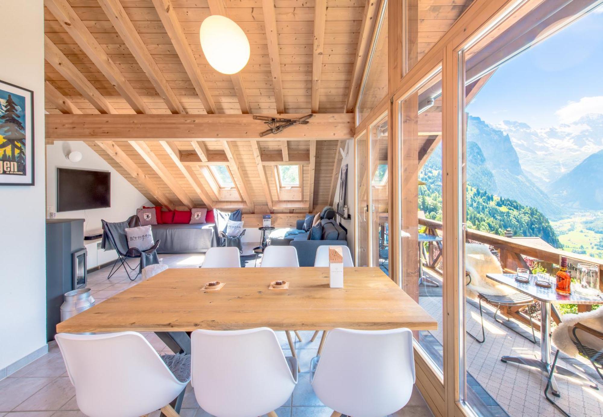 Chalet Rose Penthouse Венген Экстерьер фото